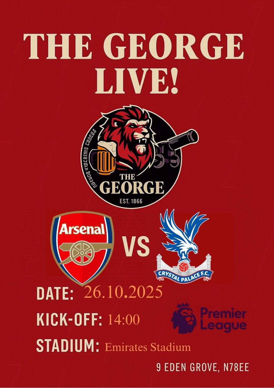  Arsenal v Crystal Palace Screening
